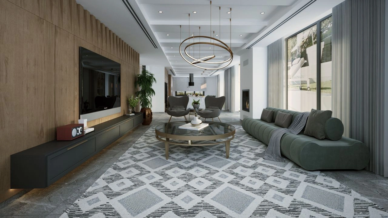 Courtyard House living space
